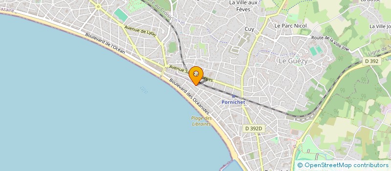 localisation de l'entreprise MADAME CELINE MERCERON à PORNICHET
