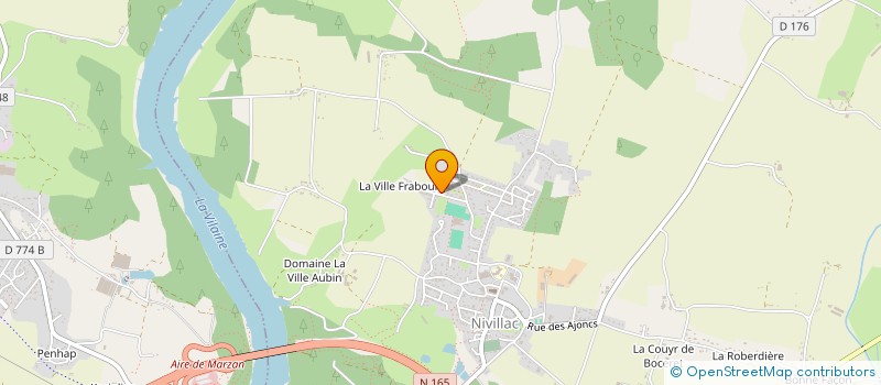 localisation de l'entreprise MADAME CELINE MERCIER  NIVILLAC