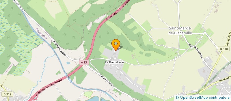 localisation de l'entreprise MADAME CELINE MERCIER  SAINT-MARDS-DE-BLACARVILLE