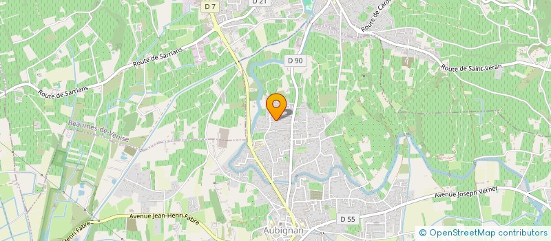 localisation de l'entreprise MADAME CELINE MERCIER  AUBIGNAN