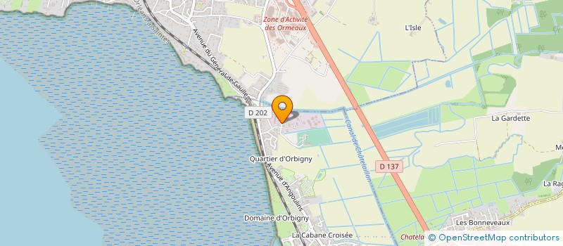 localisation de l'entreprise MADAME CELINE MEREAU à CHATELAILLON-PLAGE