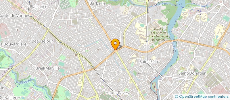 localisation de l'entreprise MADAME CELINE MERLET à NANTES