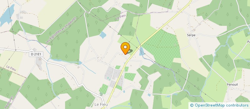 localisation de l'entreprise MADAME CELINE MERLIN  LE FIEU