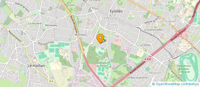 localisation de l'entreprise MADAME CELINE MESE  EYSINES