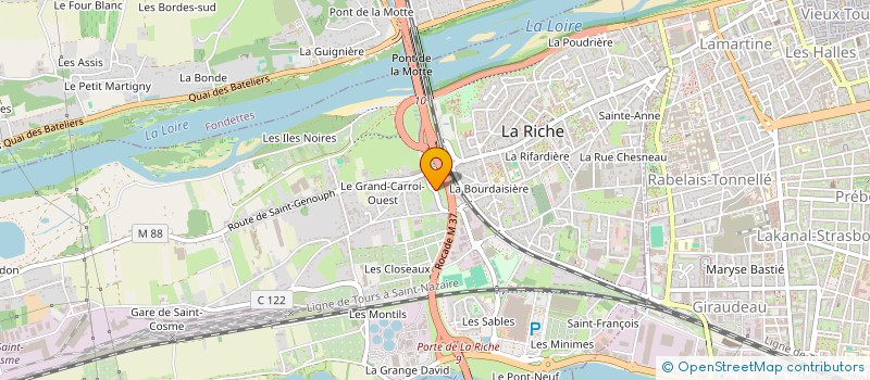 localisation de l'entreprise MADAME CELINE MESSANA  LA RICHE