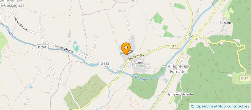 localisation de l'entreprise MADAME CELINE MESSINA  ALLEGRE-LES-FUMADES