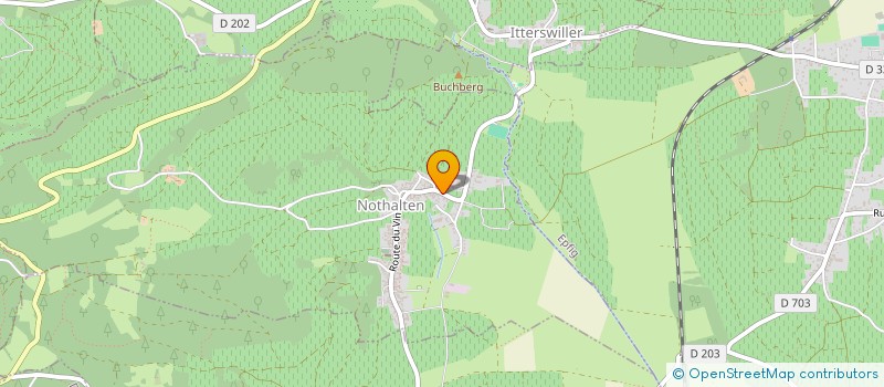 localisation de l'entreprise MADAME CELINE MEYER  NOTHALTEN