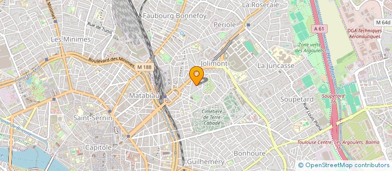 localisation de l'entreprise MADAME CELINE MICHEL à TOULOUSE