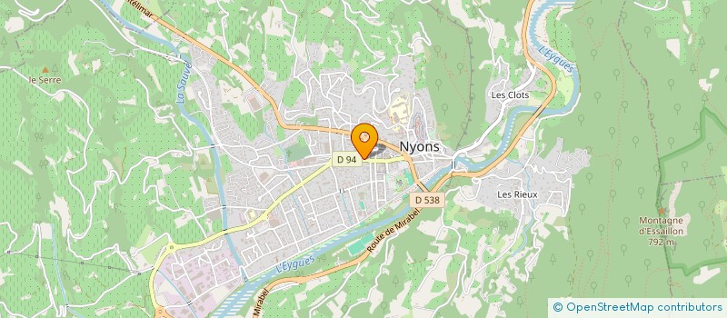 localisation de l'entreprise MADAME CELINE MICHEL VILLAZ  NYONS