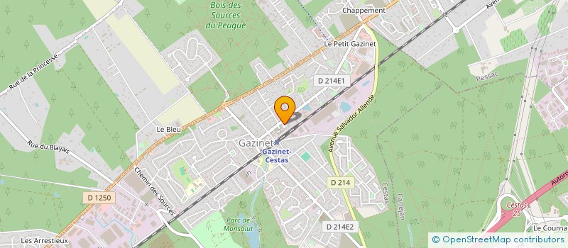 localisation de l'entreprise MADAME CELINE MICHELENA  CESTAS