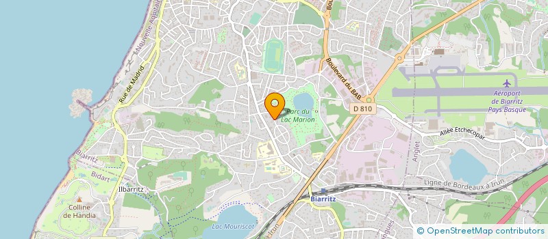 localisation de l'entreprise MADAME CELINE MIGAULT à BIARRITZ