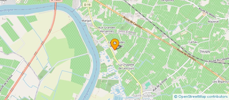 localisation de l'entreprise MADAME CELINE MIGEON  LES BILLAUX