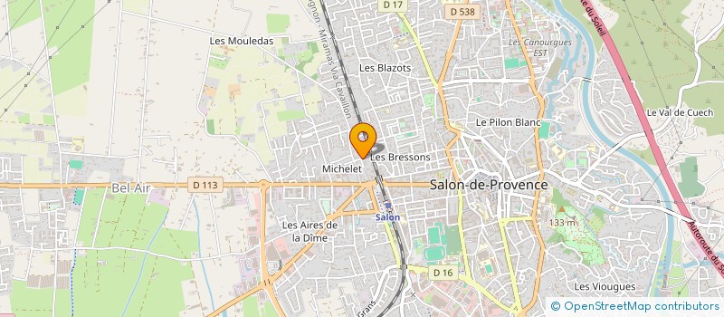 localisation de l'entreprise MADAME CELINE MIGUEL à SALON-DE-PROVENCE