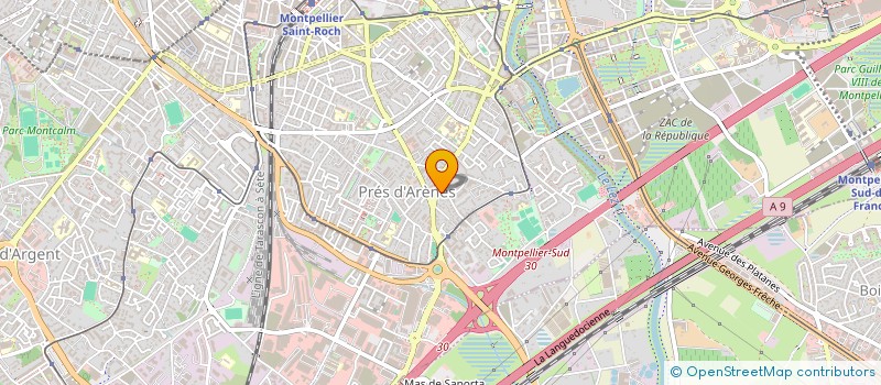 localisation de l'entreprise MADAME CELINE MIKUNDA à MONTPELLIER