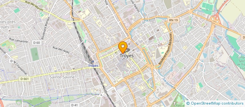 localisation de l'entreprise MADAME CELINE MILANDRE  TROYES