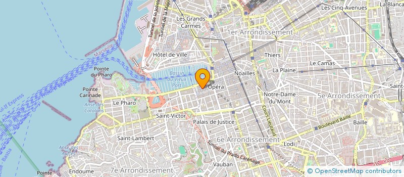 localisation de l'entreprise MADAME CELINE MILCENT à MARSEILLE