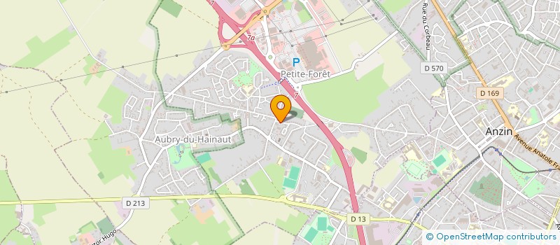 localisation de l'entreprise MADAME CELINE MILLOT à VALENCIENNES