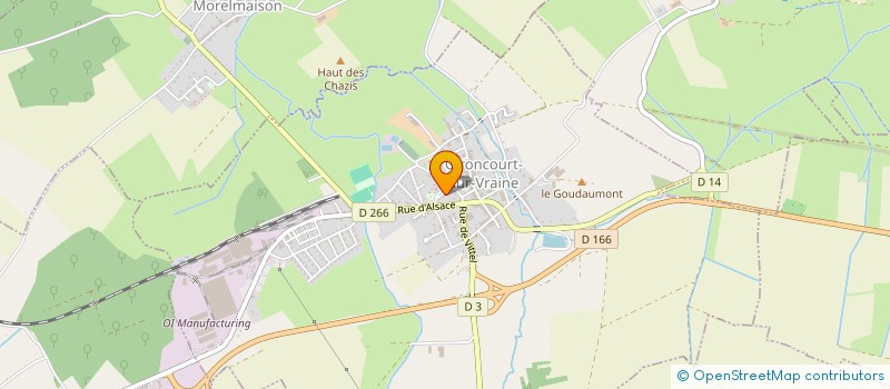 localisation de l'entreprise MADAME CELINE MILLOTTE  GIRONCOURT-SUR-VRAINE