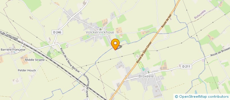 localisation de l'entreprise MADAME CELINE MINEBOIS  BROXEELE