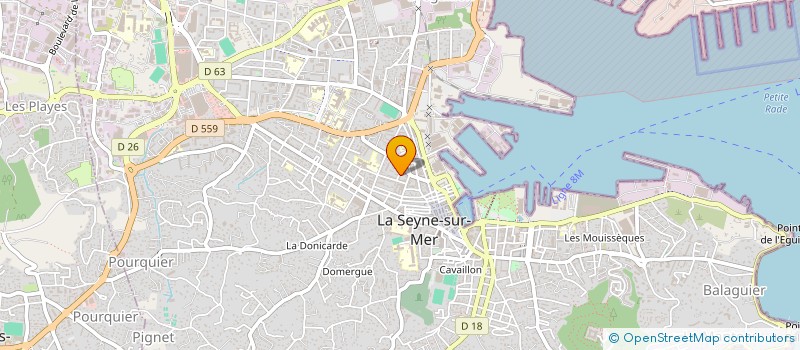 localisation de l'entreprise MADAME CELINE MINEO à LA SEYNE-SUR-MER
