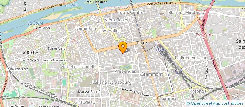 localisation de l'entreprise MADAME CELINE MINIER  TOURS