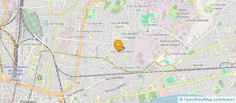localisation de l'entreprise MADAME CELINE MIODINI  ORLEANS