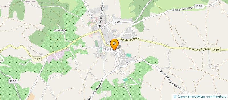 localisation de l'entreprise MADAME CELINE MIQUEL  LALBENQUE