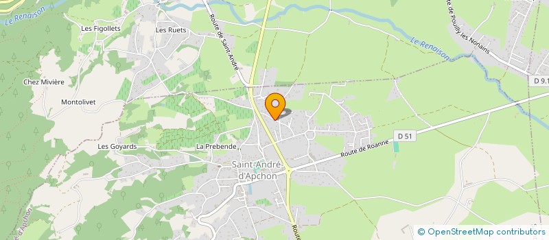 localisation de l'entreprise MADAME CELINE MIRMAND  SAINT-ANDRE-D'APCHON