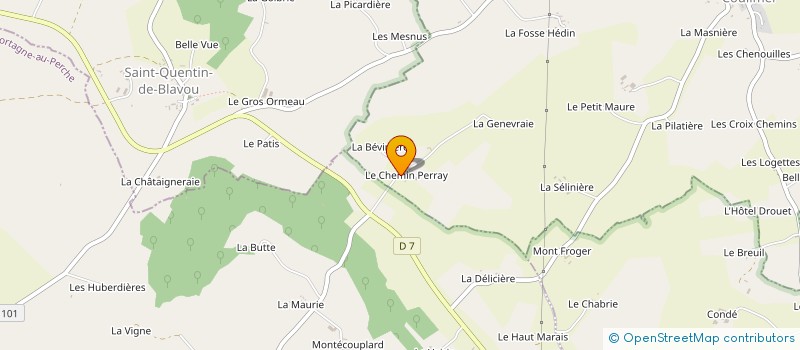 localisation de l'entreprise MADAME CELINE MITEAU à COULIMER