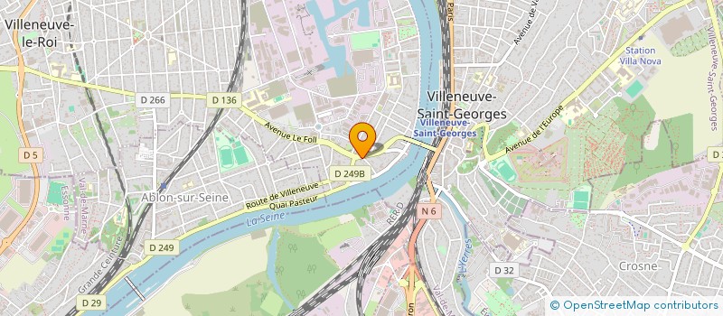 localisation de l'entreprise MADAME CELINE MO à VILLENEUVE-LE-ROI