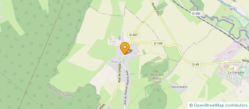 localisation de l'entreprise MADAME CELINE MOINE  RIEUX