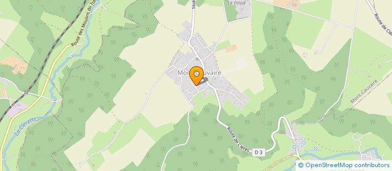 localisation de l'entreprise MADAME CELINE MOISSON  MONT-CAUVAIRE