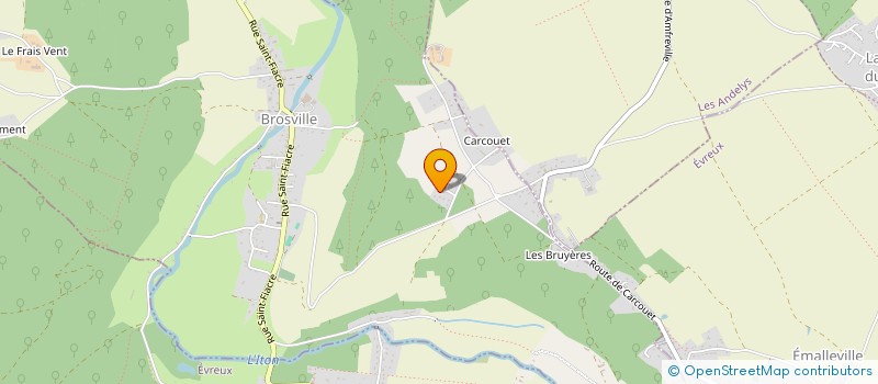 localisation de l'entreprise MADAME CELINE MOLIN  BROSVILLE