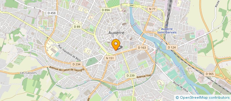localisation de l'entreprise MADAME CELINE MONIQUE ANNE LE MER à AUXERRE