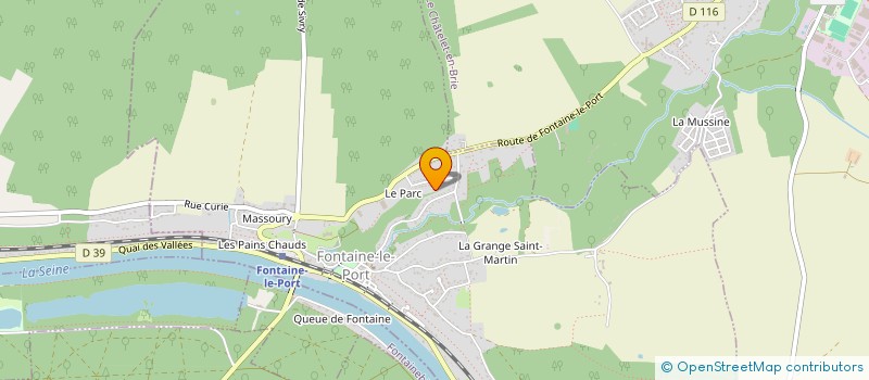 localisation de l'entreprise MADAME CELINE MONNERVILLE  FONTAINE-LE-PORT