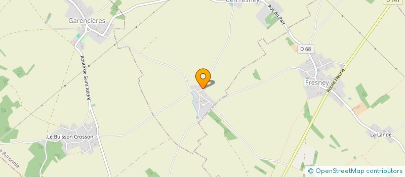 localisation de l'entreprise MADAME CELINE MONTALAN  SAINT-GERMAIN-DE-FRESNEY