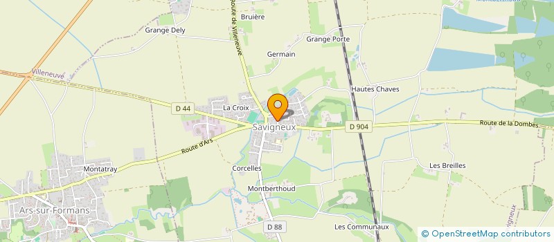localisation de l'entreprise MADAME CELINE MONTRADE à SAVIGNEUX