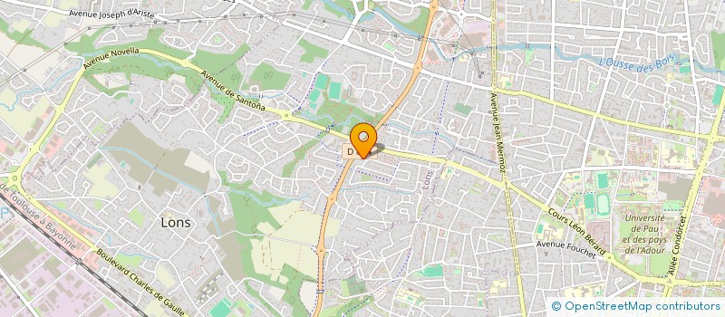 localisation de l'entreprise MADAME CELINE MORAGREGA  LONS