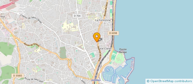 localisation de l'entreprise MADAME CELINE MORALES à SAINT-RAPHAEL