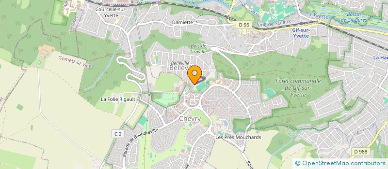 localisation de l'entreprise MADAME CELINE MORANCOURT  GIF-SUR-YVETTE