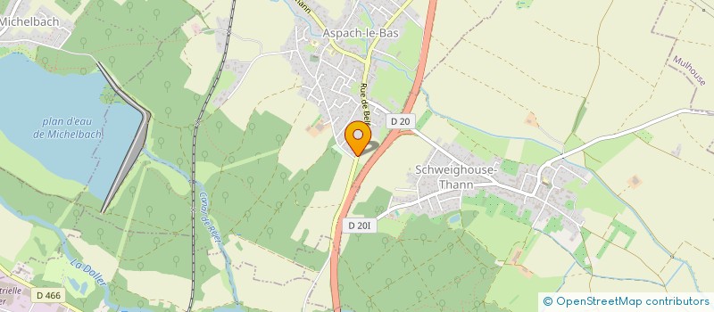 localisation de l'entreprise MADAME CELINE MORDOGAN  ASPACH-LE-BAS