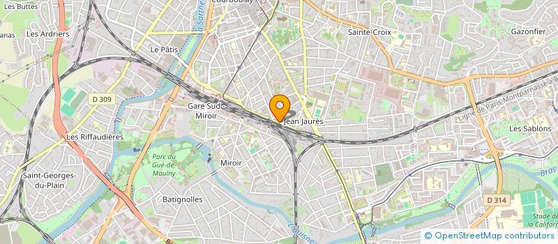 localisation de l'entreprise MADAME CELINE MOREAU  LE MANS