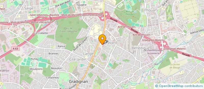 localisation de l'entreprise MADAME CELINE MOREAU  VILLENAVE-D'ORNON