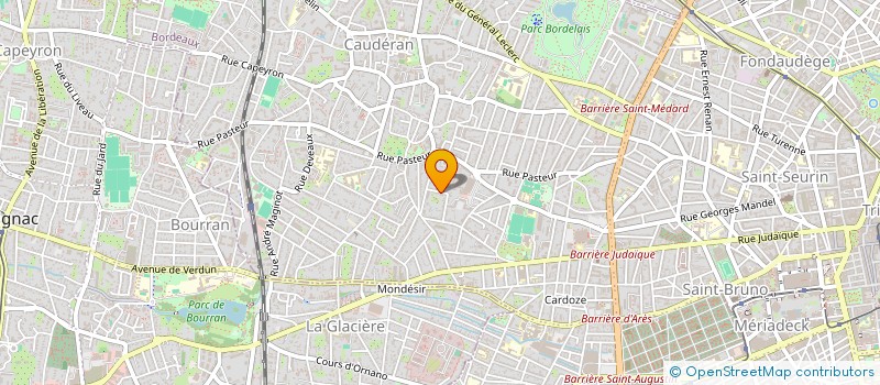localisation de l'entreprise MADAME CELINE MOREAU à BORDEAUX