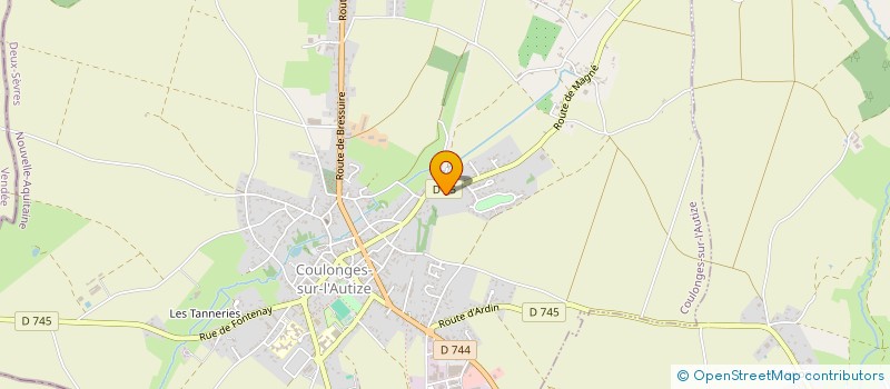 localisation de l'entreprise MADAME CELINE MOREAU  CHAMPDENIERS