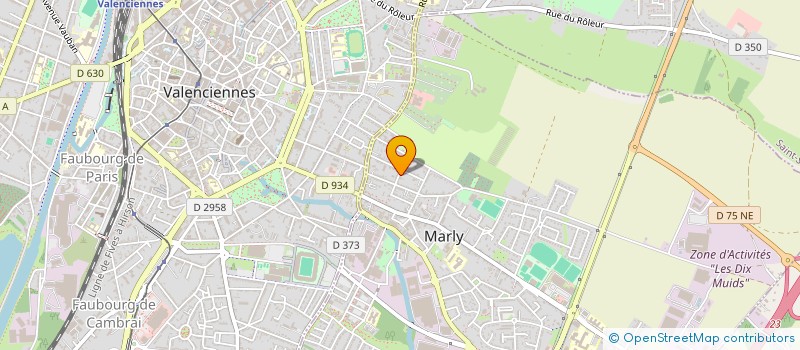 localisation de l'entreprise MADAME CELINE MOREAU  MARLY