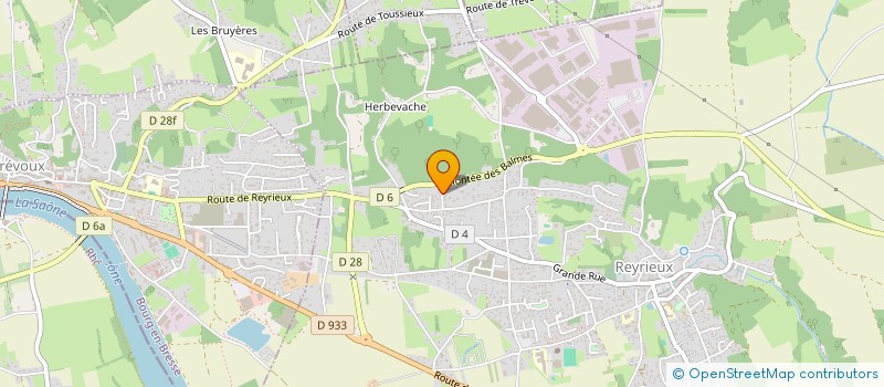 localisation de l'entreprise MADAME CELINE MOREIRA à REYRIEUX