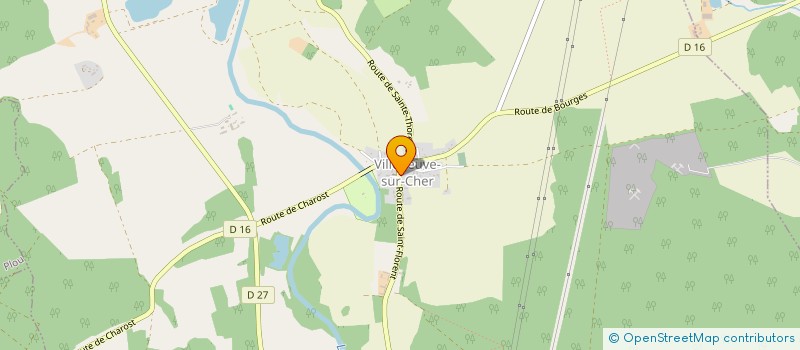 localisation de l'entreprise MADAME CELINE MOREIRA à VILLENEUVE-SUR-CHER