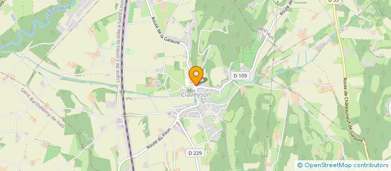 localisation de l'entreprise MADAME CELINE MOREL  CLAVEYSON