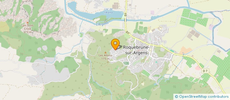 localisation de l'entreprise MADAME CELINE MOREL à ROQUEBRUNE-SUR-ARGENS